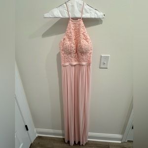 David’s Bridal size 2: light pink color Petal
